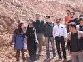 گزارش تصویری بازدید رئیس  و دانشجویان کارشناسی ارشد معدن ، نفت و ژئوفیزیک ازمعدن بوکسیت تاش 